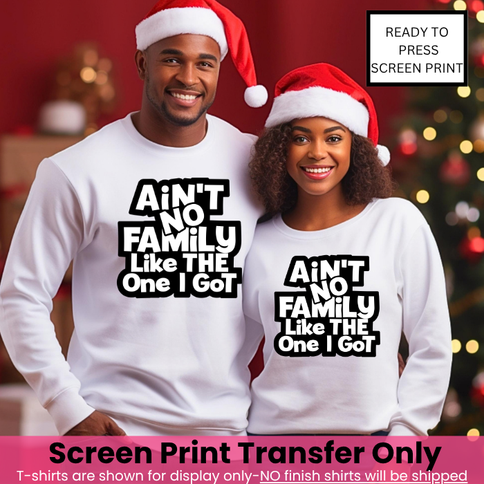 Aint No Family Like The One I Got Screen Print Transfer Pre-Order