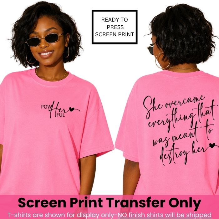 The Becoming Era 25 Screen Print Transfer Bundle