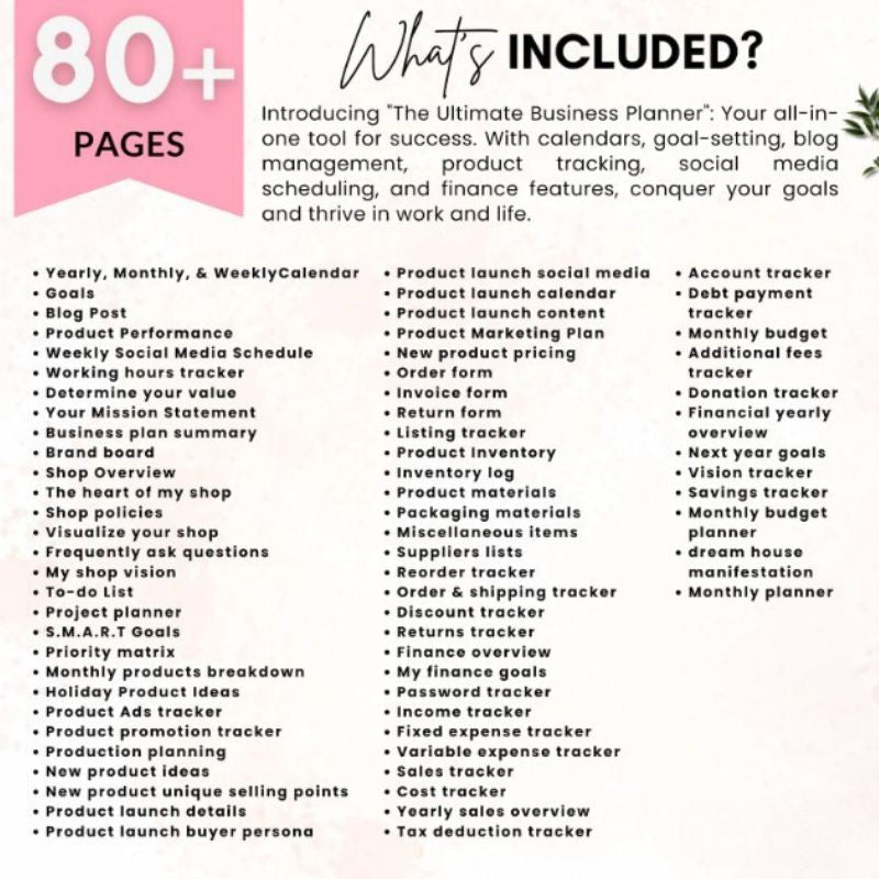 Ultimate Business Planner