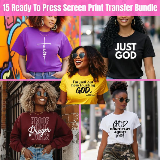Faith Starter 15 Screen Print Bundle