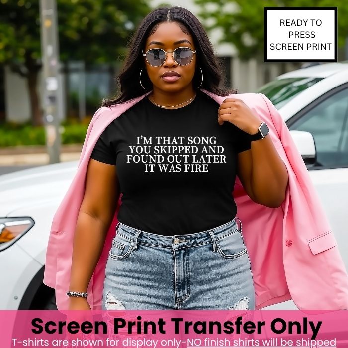 Song You Skipped Screen Print Pre-Order