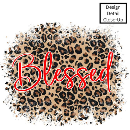 Blessed Leopard-DTF Transfer-COLD Peel