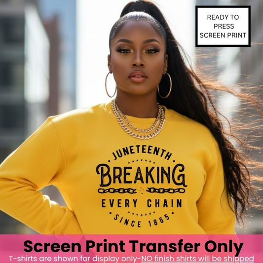 Juneteenth Ready-to-Press Screen Print Transfer Bundle