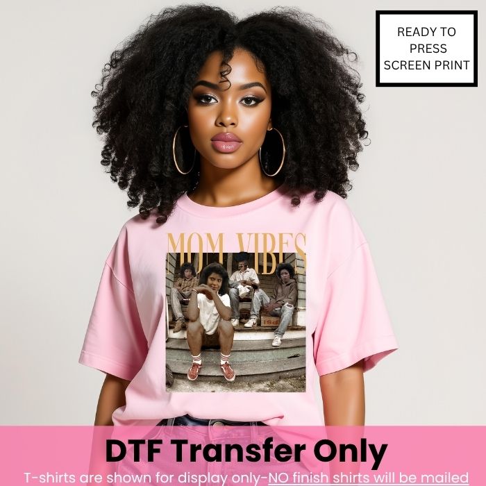90s Mom Vibes-DTF Transfer-COLD Peel
