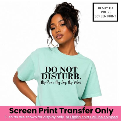 Extra Heavy On Protecting My Peace 25 Screen Print Transfer Bundle