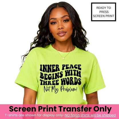 Extra Heavy On Protecting My Peace 25 Screen Print Transfer Bundle