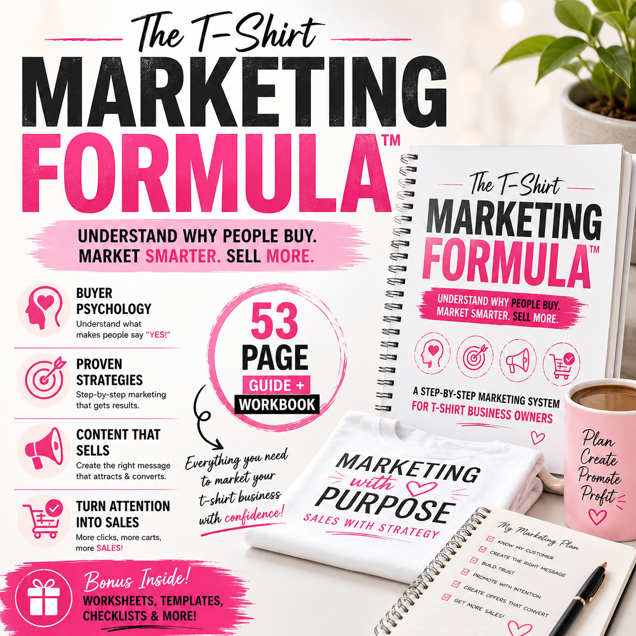 The T-Shirt Sales & Marketing Blueprint™|Digital Download